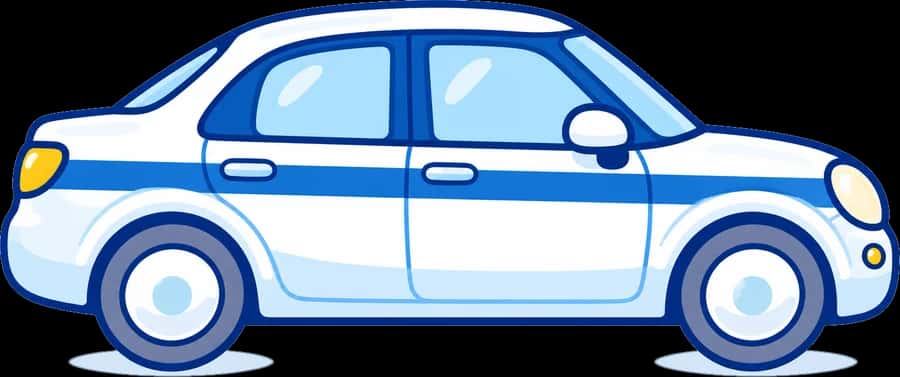 普通車(セダン)のイラスト